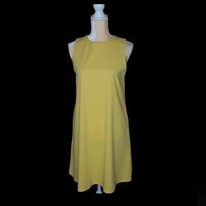 2 Heart bright yellow tent dress Size small